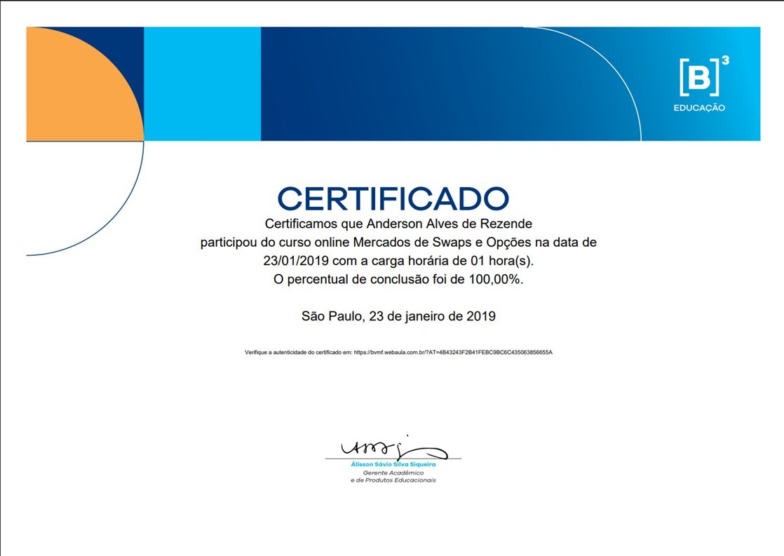 Certificado B3